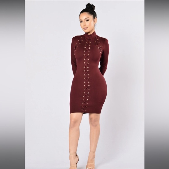 Fashion Nova Experienced Dress Bodycon Club - Picture 1 of 14